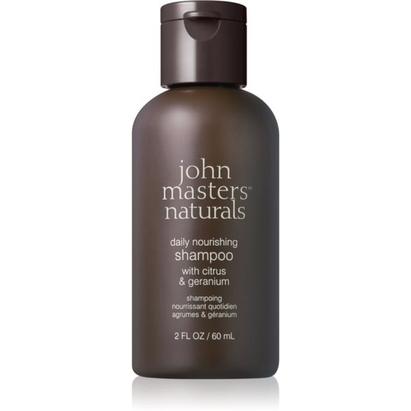 John Masters Organics John Masters Organics Citrus & Geranium Daily Nourishing Shampoo hranilni šampon veganski citrus 60 ml