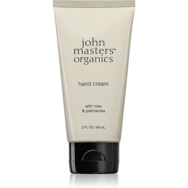 John Masters Organics John Masters Organics hand cream Rose & Palmarosa hranilna krema z vrtničnim oljem 60 ml