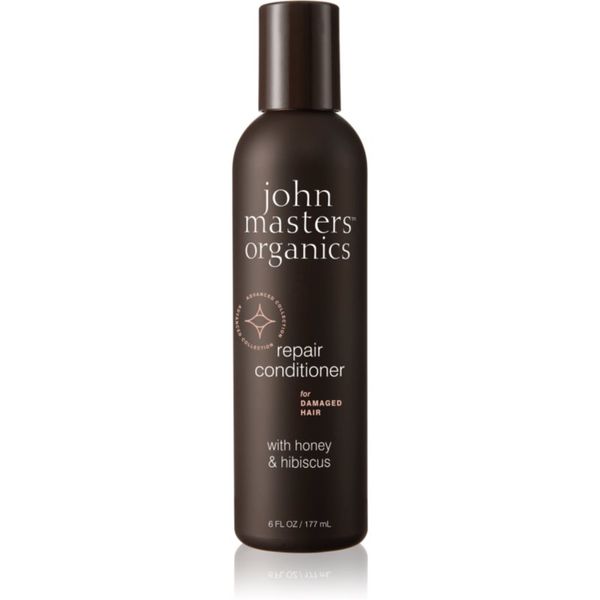 John Masters Organics John Masters Organics Honey & Hibiscus Conditioner obnovitveni balzam za poškodovane lase 177 ml