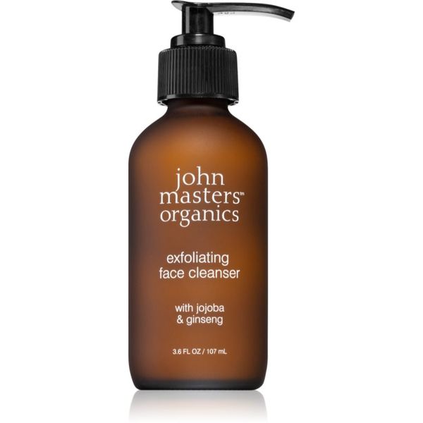John Masters Organics John Masters Organics Jojoba & Ginseng Exfoliating Face Cleanser eksfoliacijski čistilni gel 107 ml