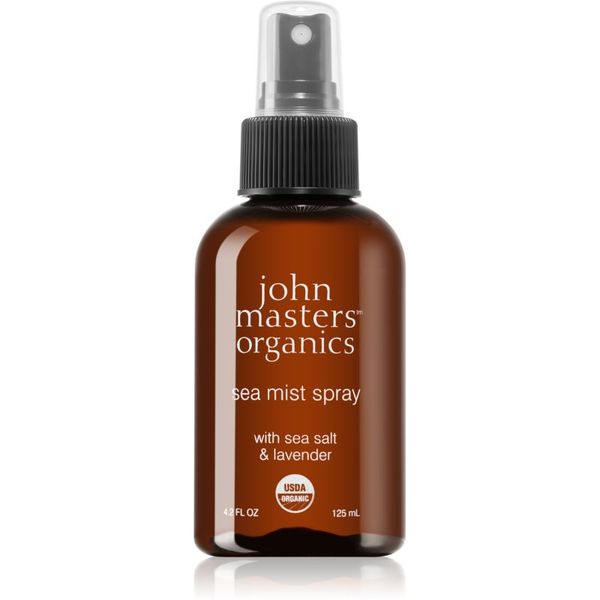 John Masters Organics John Masters Organics Sea Salt & Lavender Sea Mist Spray morska sol v pršilu s sivko za dolžino las 125 ml