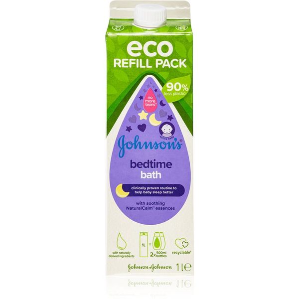 Johnson's® Johnson's® Bedtime emulzija za kopel za otroke nadomestno polnilo 1000 ml