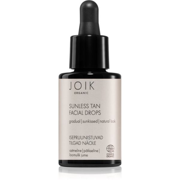 JOIK Organic JOIK Organic Sunless Tan Facial Drops samoporjavitvene kapljice za obraz 30 ml