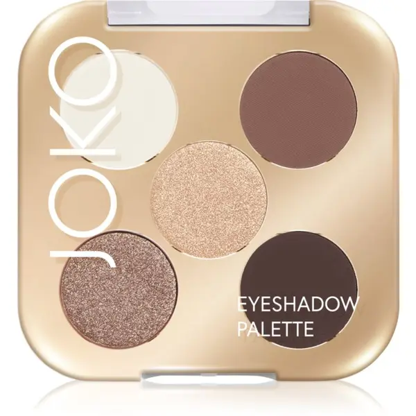 JOKO JOKO Eyeshadow Palette paleta senčil za oči 5 barv odtenek Smoky Nude 7 g