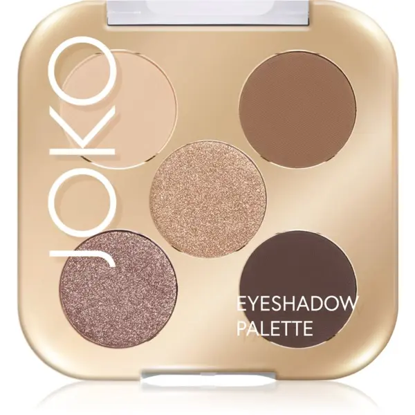 JOKO JOKO Eyeshadow Palette paleta senčil za oči 5 barv odtenek Sparkling Sands 7 g