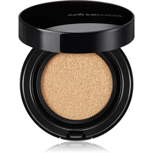 JUNG SAEM MOOL JUNG SAEM MOOL Essential Skin Nuder Longwear Cushion dolgoobstojni tekoči puder v gobici SPF 50+ + nadomestno polnilo odtenek Medium Deep 2x14 g