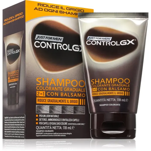 Just for Men Just for Men Control GX Shampoo šampon in balzam za sive lase za moške 118 ml