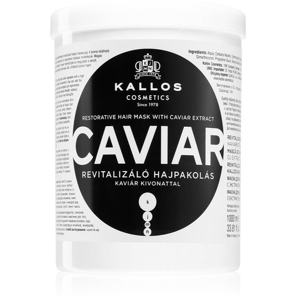 Kallos Kallos Caviar obnovitvena maska s kaviarjem 1000 ml