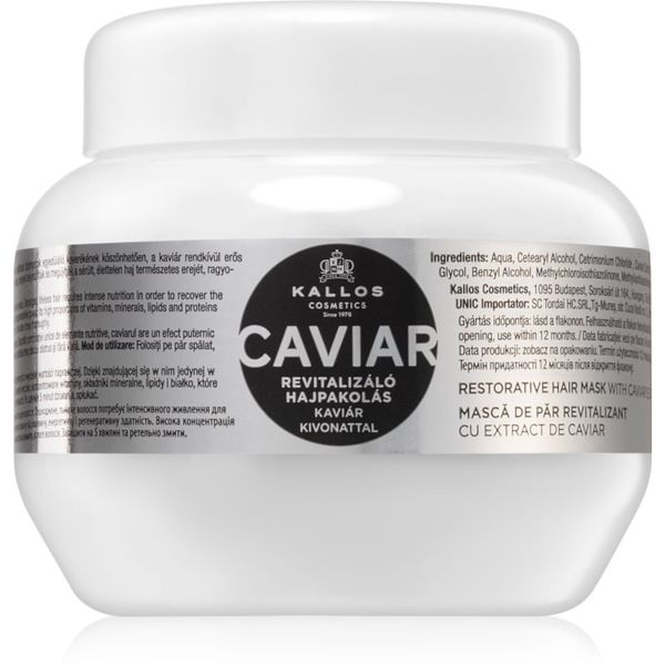 Kallos Kallos Caviar obnovitvena maska s kaviarjem 275 ml