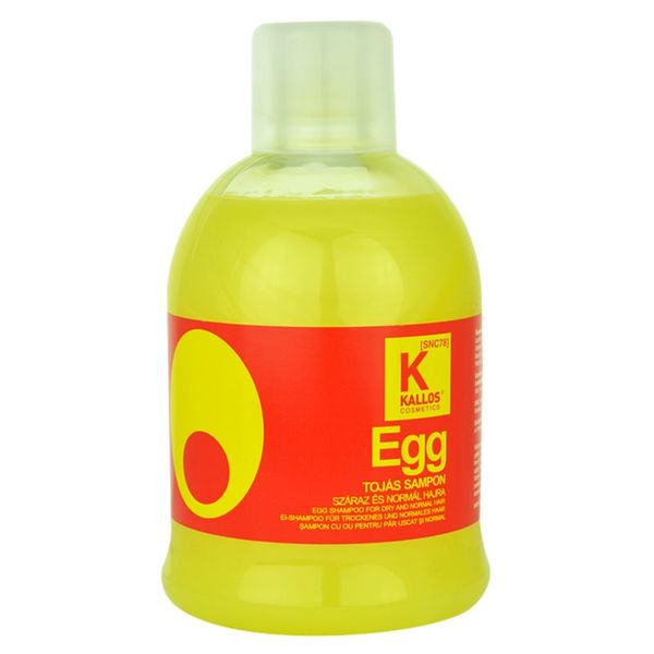 Kallos Kallos Egg hranilni šampon za suhe in normalne lase 1000 ml