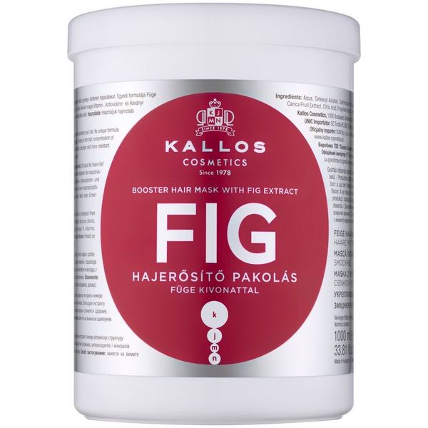 Kallos Kallos Fig maska za šibke lase 1000 ml