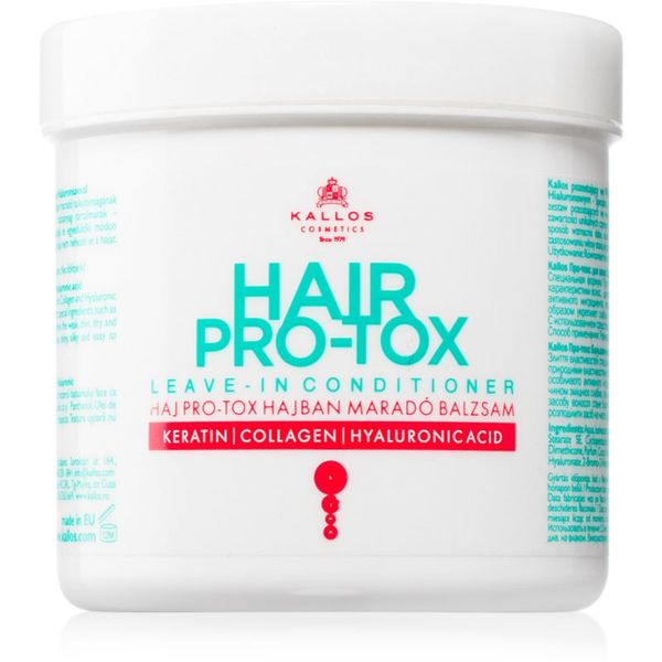 Kallos Kallos Hair Pro-Tox balzam brez spiranja za suhe in poškodovane lase 250 ml
