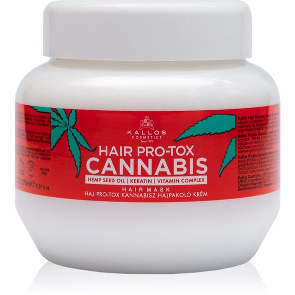 Kallos Kallos Hair Pro-Tox Cannabis regeneracijska maska za lase s konopljinim oljem 275 ml