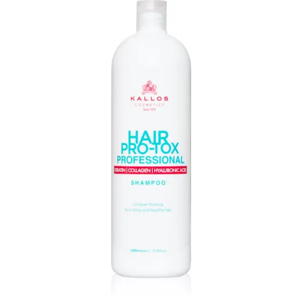 Kallos Kallos Hair Pro-Tox šampon s keratinom za suhe in poškodovane lase 1000 ml