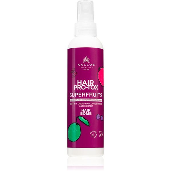 Kallos Kallos Hair Pro-Tox Superfruits balzam brez spiranja v pršilu z antioksidacijskim učinkom 200 ml