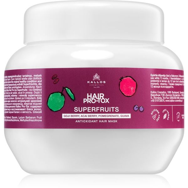 Kallos Kallos Hair Pro-Tox Superfruits regeneracijska maska za utrujene lase brez sijaja 275 ml