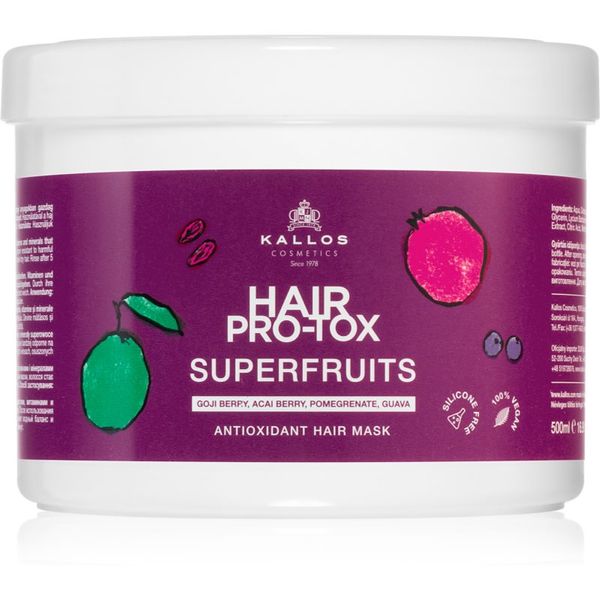 Kallos Kallos Hair Pro-Tox Superfruits regeneracijska maska za utrujene lase brez sijaja 500 ml