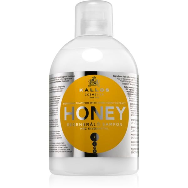 Kallos Kallos Honey vlažilni in revitalizacijski šampon za suhe in poškodovane lase 1000 ml