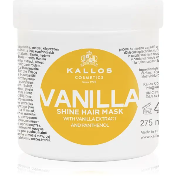 Kallos Kallos Kallos Classic maska za suhe lase 275 ml