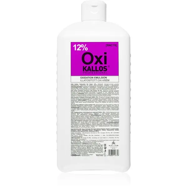Kallos Kallos Kallos Classic Oxi kremasti peroksid 12% za profesionalno uporabo 1000 ml