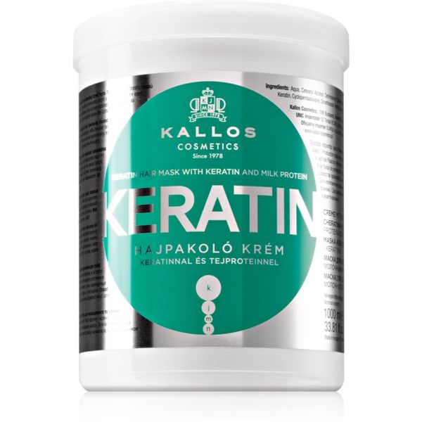 Kallos Kallos Keratin maska za lase s keratinom 1000 ml