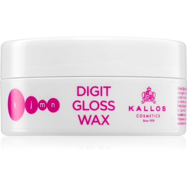 Kallos Kallos KJMN Digit Gloss Wax vosek za oblikovanje las za sijaj in mehkobo las 100 ml