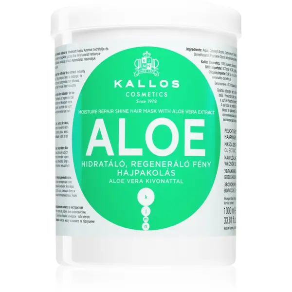 Kallos Kallos KJMN Professional Aloe vlažilna maska z aloe vero 1000 ml
