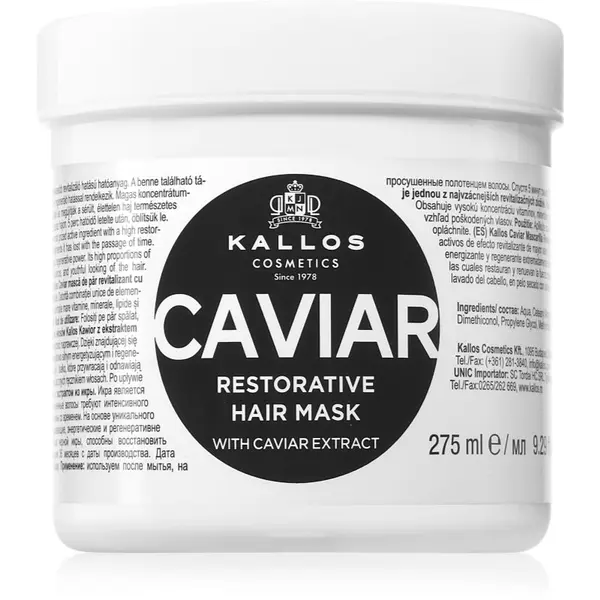 Kallos Kallos KJMN Professional Caviar obnovitvena maska s kaviarjem 275 ml