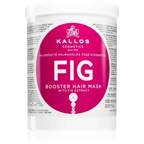 Kallos Kallos KJMN Professional Fig globinsko hranilna maska za lase 1000 ml