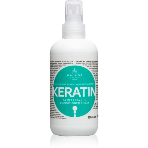 Kallos Kallos KJMN Professional Keratin pršilo brez spiranja za lase 200 ml