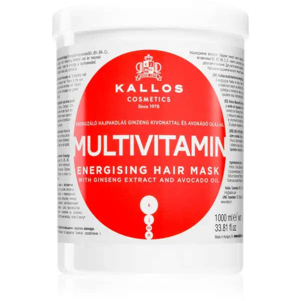 Kallos Kallos KJMN Professional Multivitamin energijska maska za lase 1000 ml