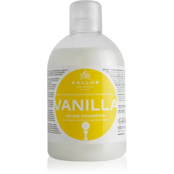Kallos Kallos KJMN Professional Vanilla osvetljevalni šampon za suhe lase 1000 ml