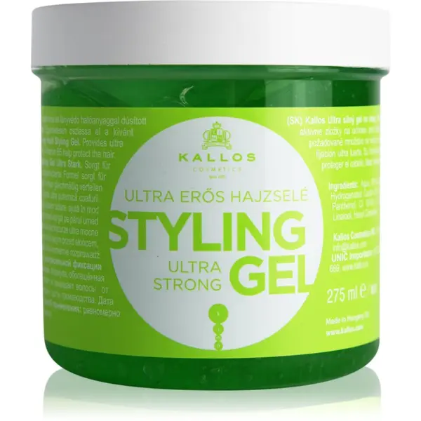 Kallos Kallos KJMN Ultra Strong Styling Gel ekstra močan gel za lase 275 ml