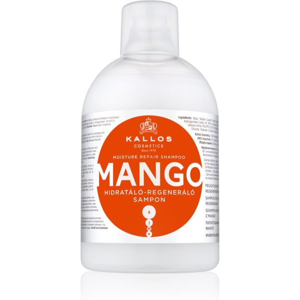 Kallos Kallos Mango vlažilni šampon za suhe, poškodovane, kemično obdelane lase 1000 ml