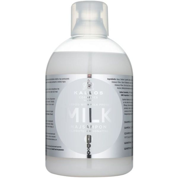 Kallos Kallos Milk šampon za suhe in poškodovane lase 1000 ml