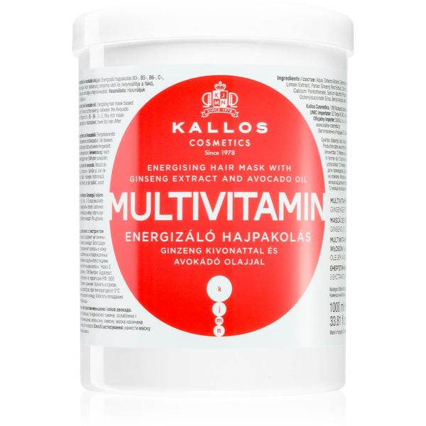 Kallos Kallos Multivitamin energijska maska za lase 1000 ml