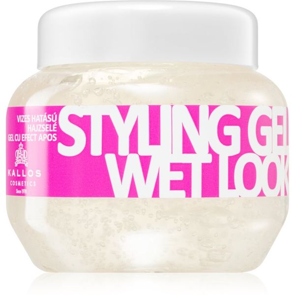 Kallos Kallos Styling Gel Wet Look gel za lase z mokrim učinkom ultra močna fiksacija 275 ml