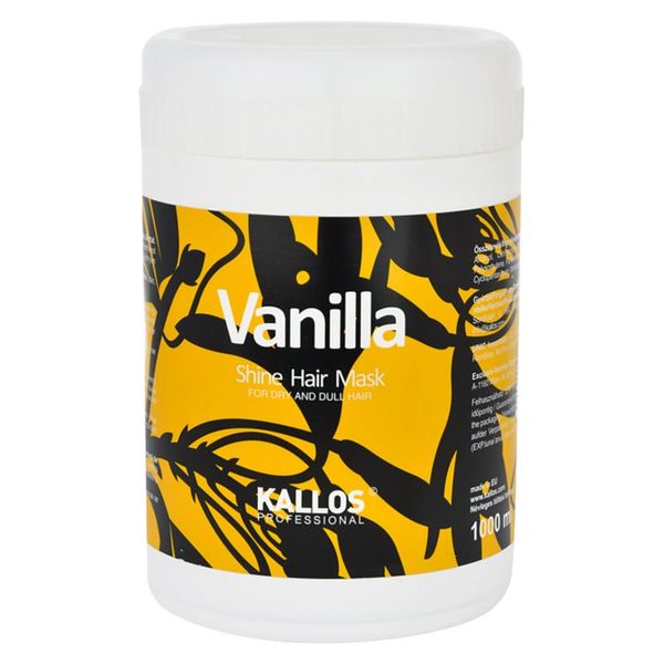 Kallos Kallos Vanilla maska za suhe lase 1000 ml