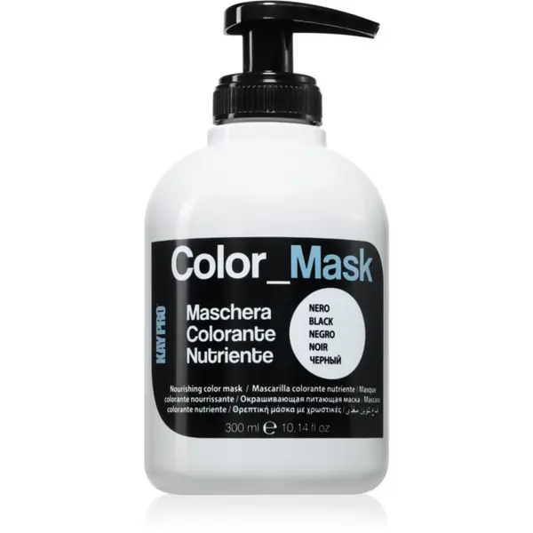 Kaypro Kaypro Color Mask Nourishing Color Mask barvna maska za lase odtenek Black 300 ml