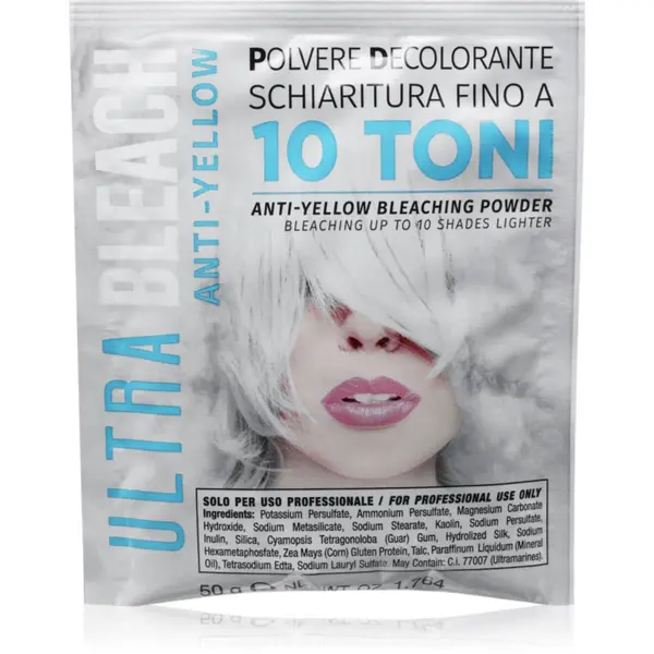 Kaypro Kaypro Ultra Bleach No-Yellow Bleaching Powder odstranjevalec barve za lase za profesionalno uporabo 50 g