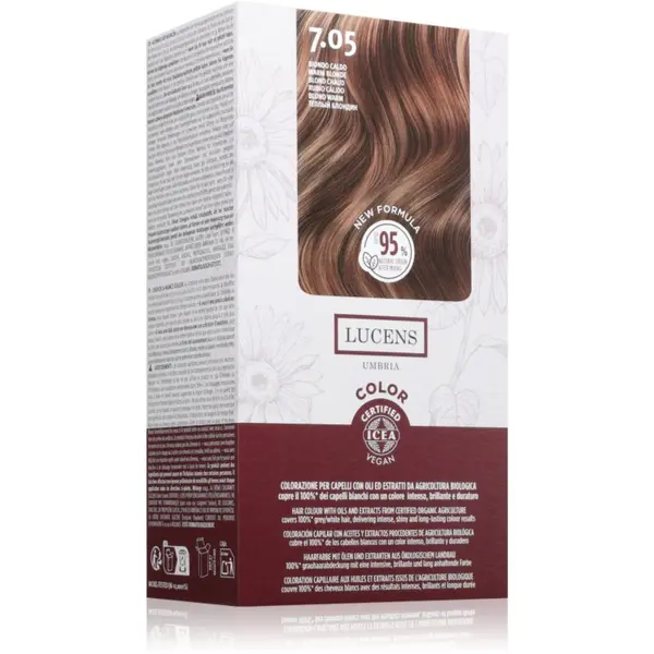 Kemon Group Kemon Group Lucens Umbria barva za lase odtenek 7.05 Biondo Caldo 100 ml