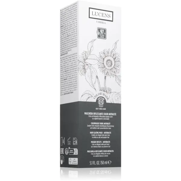 Kemon Group Kemon Group Mask Tonalizante barvna maska za lase odtenek Grey Anthracite 150 ml