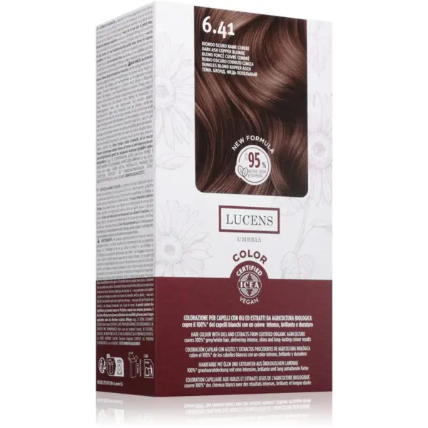 Kemon Group Kemon Group Umbria barva za lase odtenek 6.41 Biondo Scuro Rame Cenere 50 ml