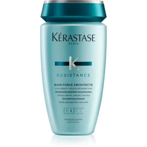 Kérastase Kérastase Résistance Bain Force Architecte šamponska kopel s krepilnimi učinki za oslabljene in rahlo poškodovane lase 250 ml