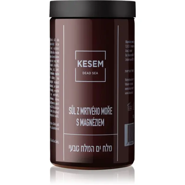 KESEM KESEM Dead Sea Salt with Magnesium naravna kopalna sol iz Mrtvega morja 1 kg
