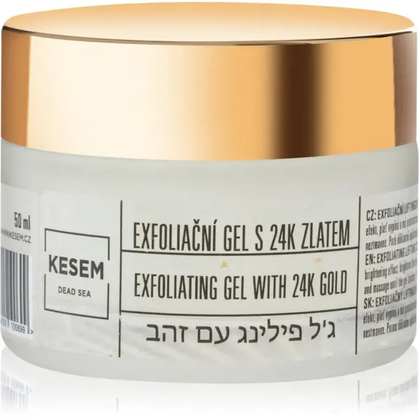 KESEM KESEM Exfoliating Gel with 24K Gold luščilni gel z 24-karatnim zlatom 50 ml