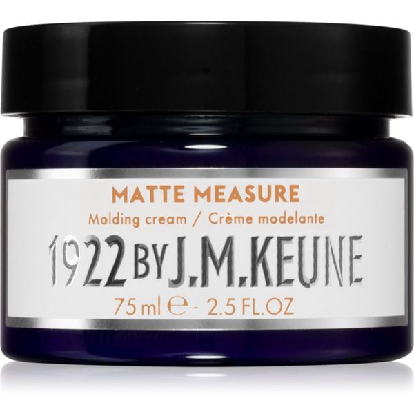 Keune Keune 1922 Matte Measure oblikovalna krema za kratke do srednje dolge lase 75 ml