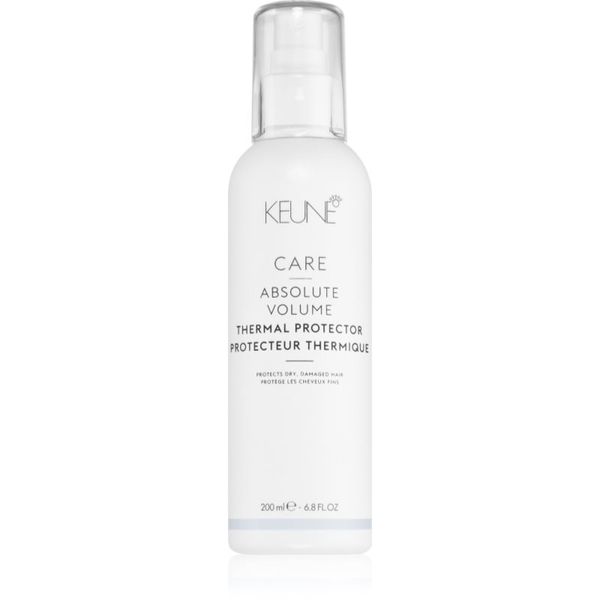 Keune Keune Care Absolute Volume Thermal Protector pršilo za zaščito las med toplotnim oblikovanjem z likalnikom ali kodralnikom 200 ml