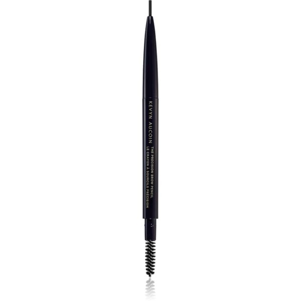 Kevyn Aucoin Kevyn Aucoin The Precision Brow Pencil svinčnik za obrvi s krtačko odtenek Dark Brunette 0,1 g