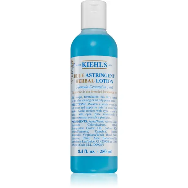 Kiehl's Kiehl's Blue Herbal Astringent Lotion tonik za mastno in problematično kožo za ženske 250 ml